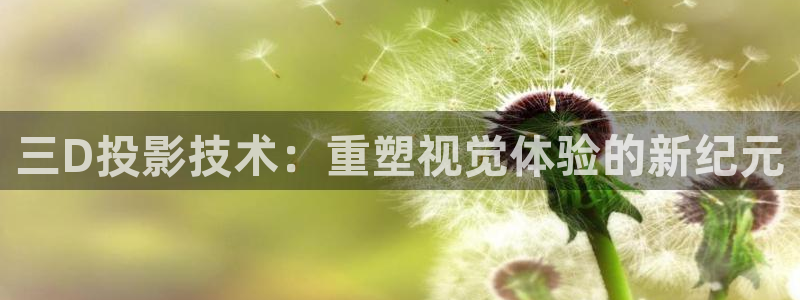 久久久久国产精品嫩草影院：三D投影技术：重塑视觉体验的新纪元